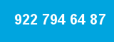 922 794 64 87